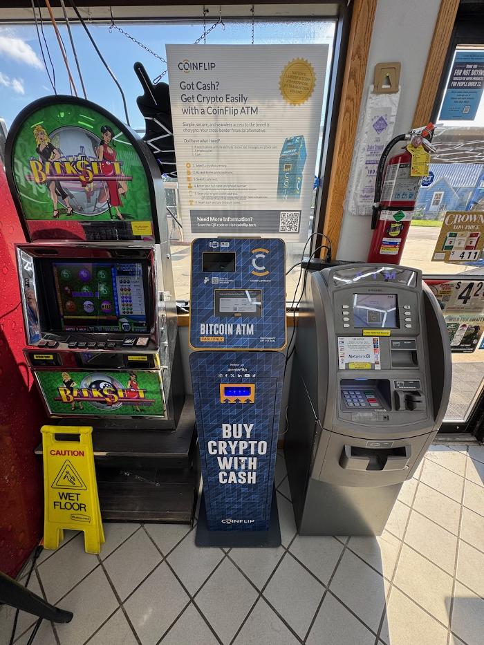 CoinFlip Bitcoin ATM - R&amp;R Town Mart (Rudd) Logo