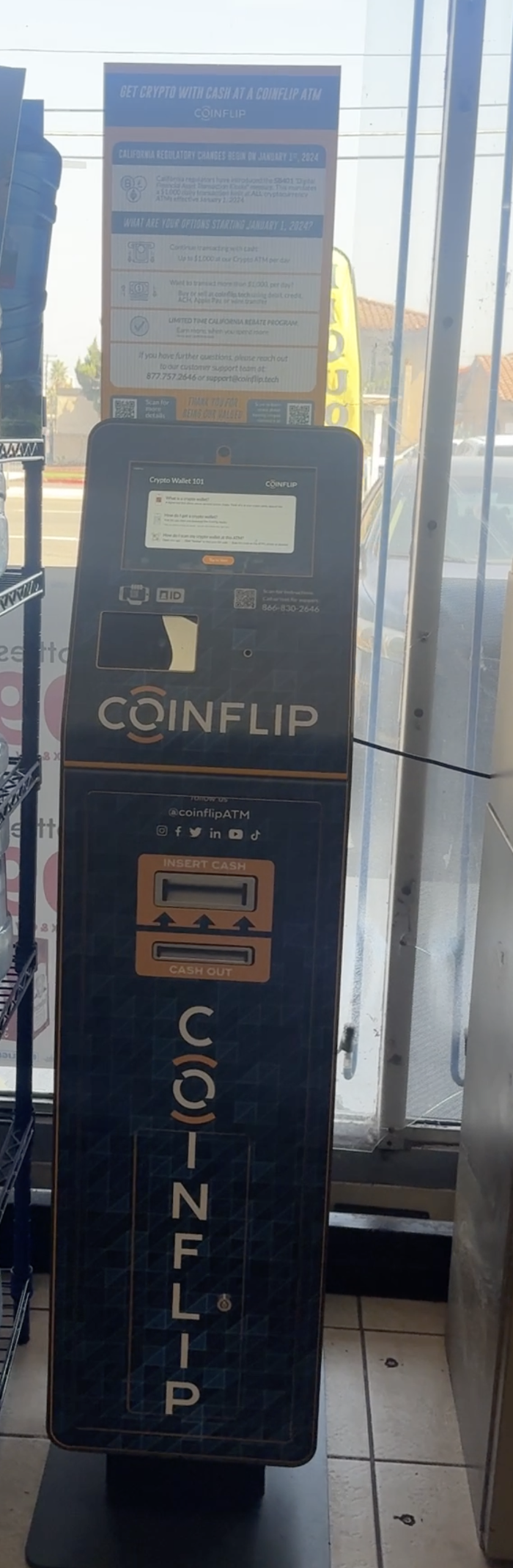 CoinFlip Bitcoin ATM - M&K Market (Whittier) Image