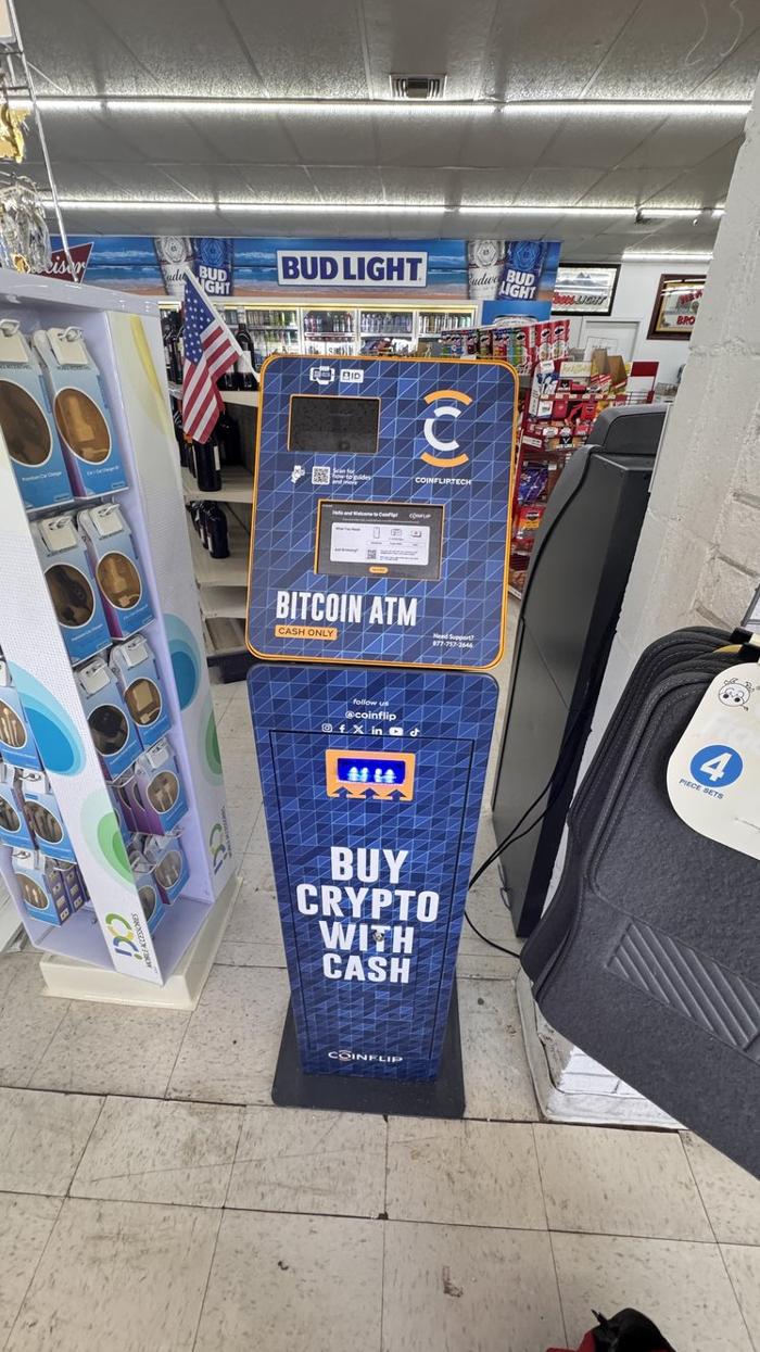CoinFlip Bitcoin ATM - R &amp; B Discount Beverage &amp; Smoke Express (Titusville) Logo