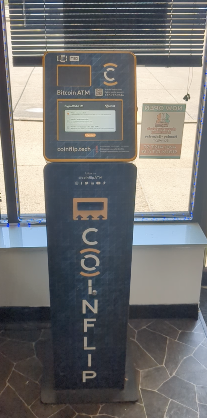 CoinFlip Bitcoin ATM - Kure CBD & Vape - Sioux City (SIOUX CITY) Image