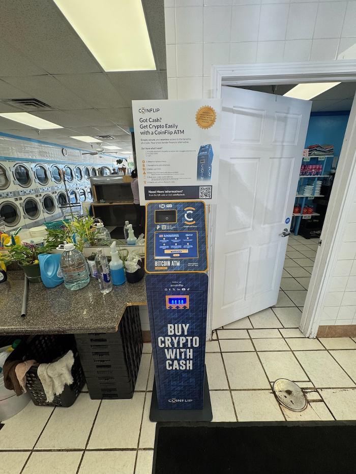 CoinFlip Bitcoin ATM - Leisure Time Laundromat (Addison) Logo