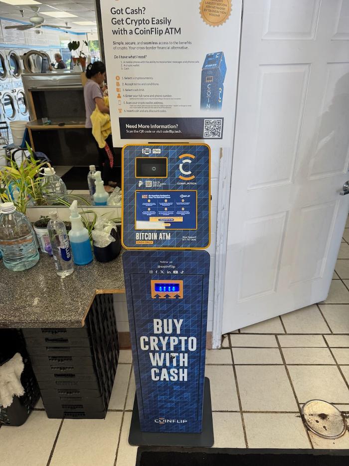 CoinFlip Bitcoin ATM - Leisure Time Laundromat (Addison) Image