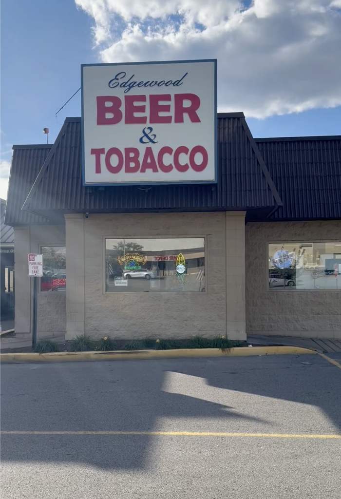 CoinFlip Bitcoin ATM - Edgewood Beer &amp; Tobacco (Pittsburgh) Logo