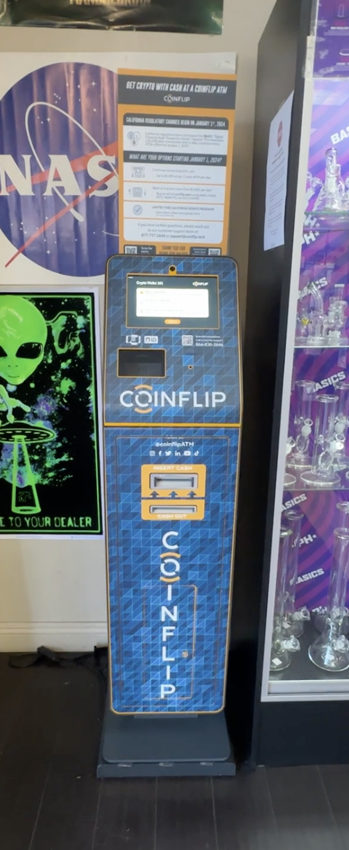 CoinFlip Bitcoin ATM - Purple Haze Smoke Shop (Granada Hills) Image