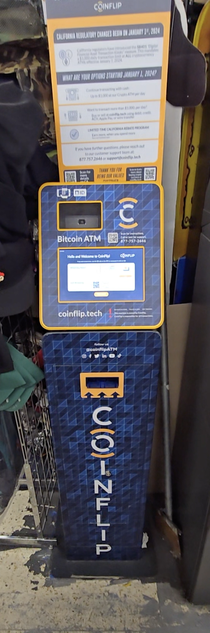 CoinFlip Bitcoin ATM - Carlton's Market (El Monte) Image