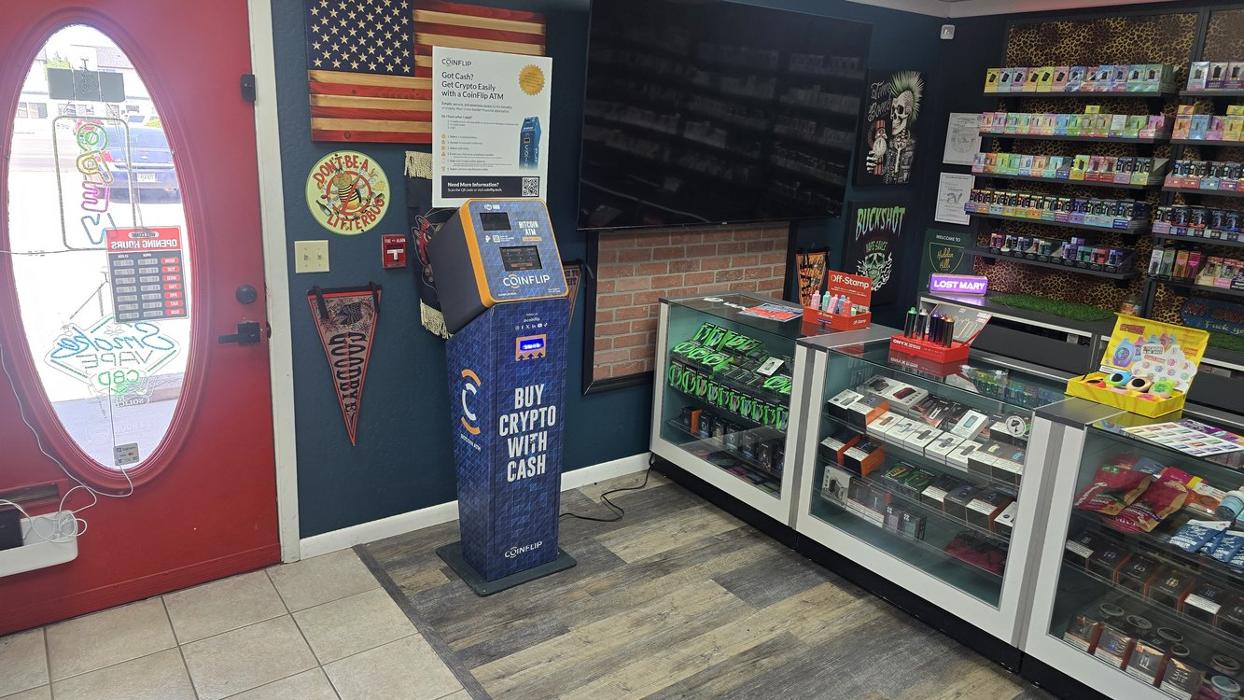 CoinFlip Bitcoin ATM - Vape Town 2.0 (Prescott Valley) Logo