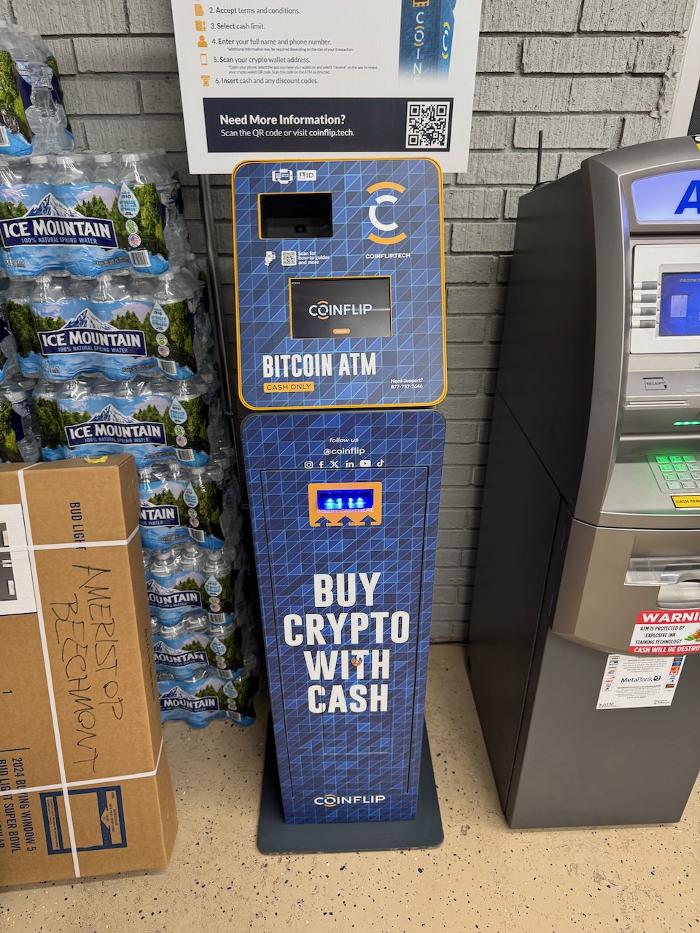 CoinFlip Bitcoin ATM - Ameristop Food Mart (Cincinnati) Logo