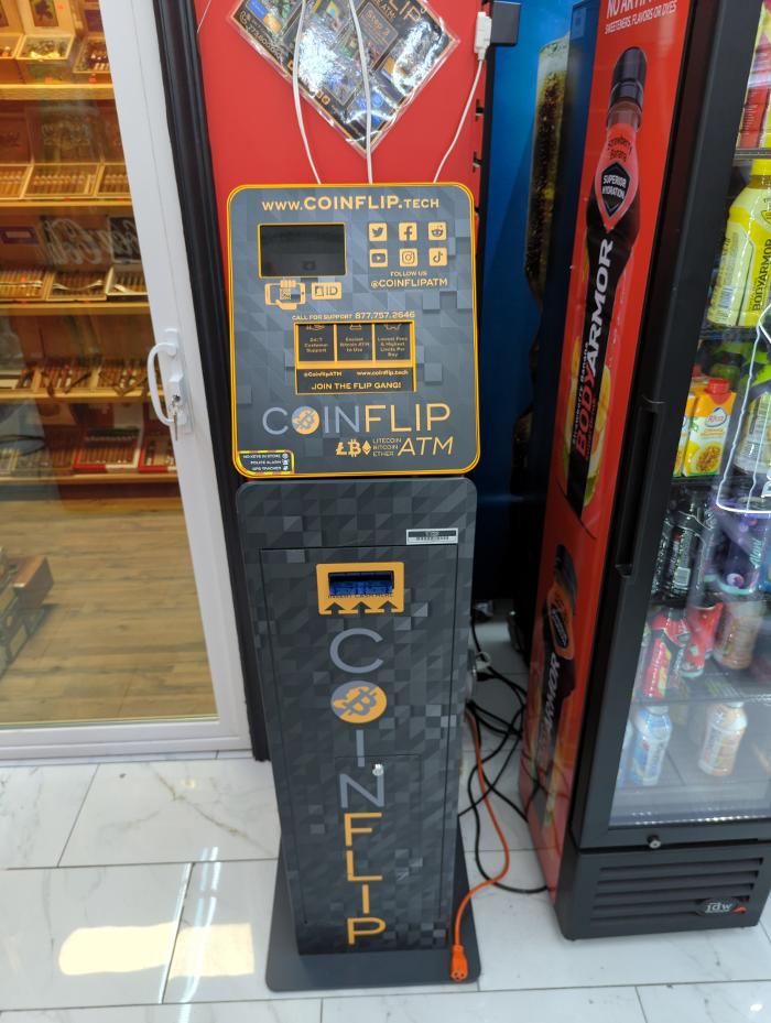 CoinFlip Bitcoin ATM - NC Tobacco &amp; Vapor (Jacksonville) Logo