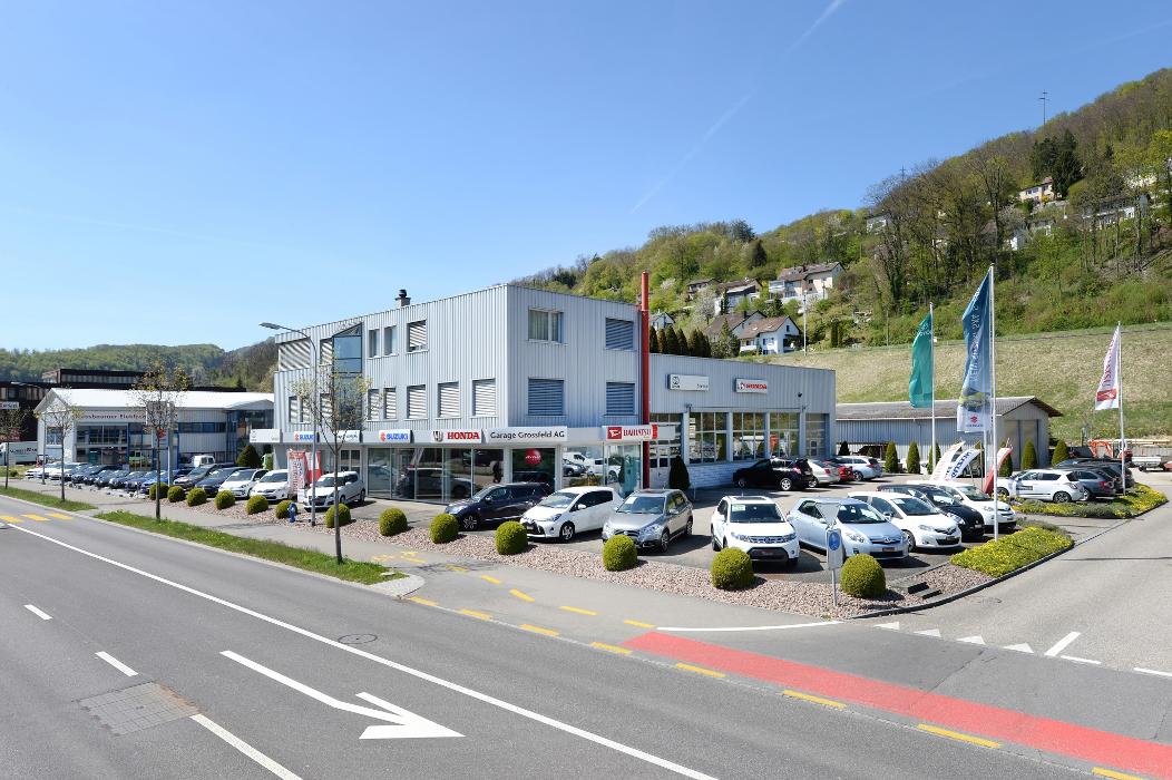 Garage Grossfeld AG, Einschlagweg in Trimbach