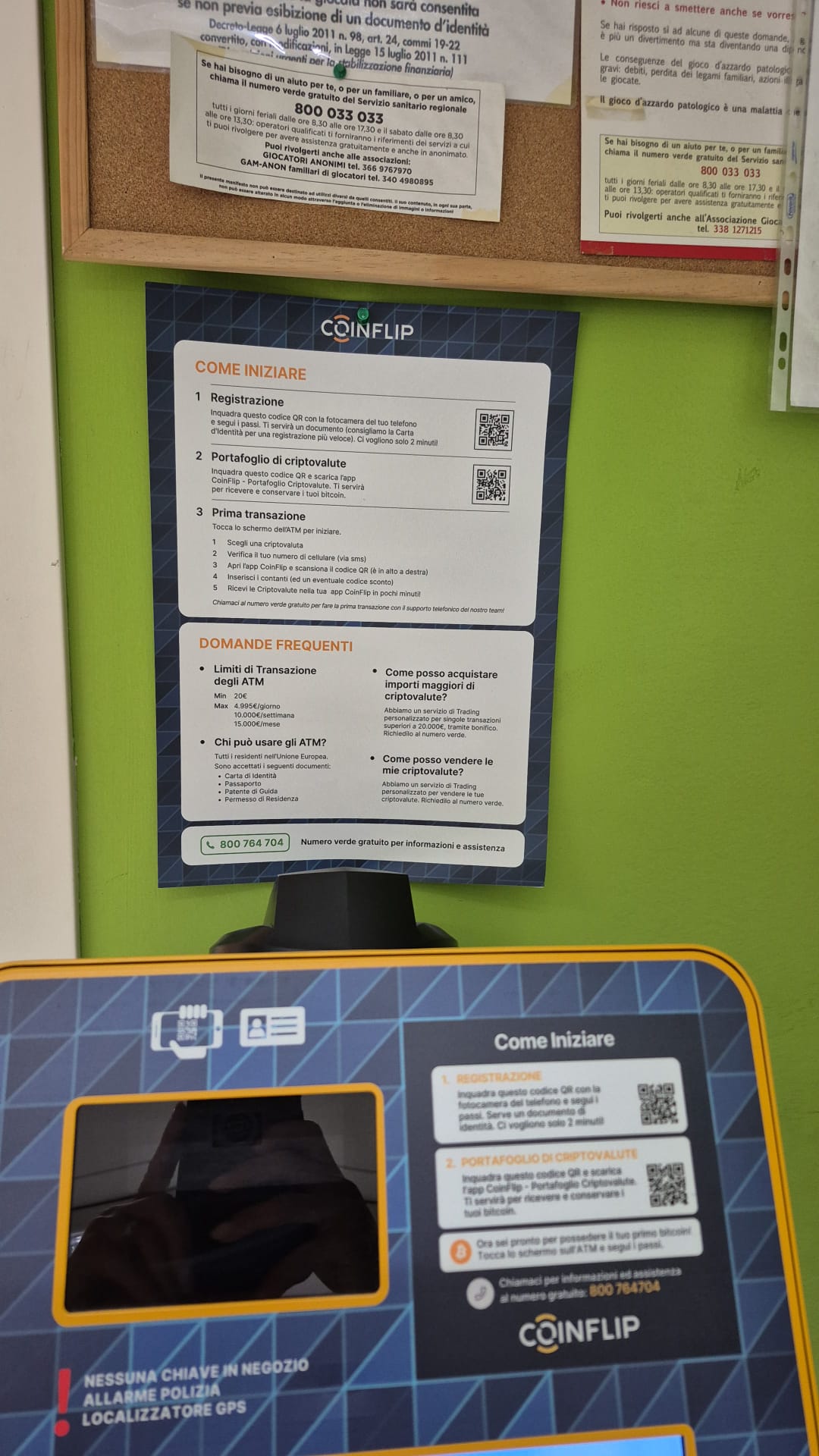 CoinFlip Bitcoin ATM - Tabaccheria Al Campus (Università) a Parma, Banche