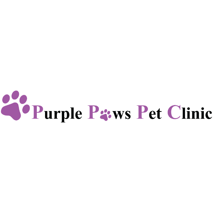 Purple Paws Pet Clinic Logo