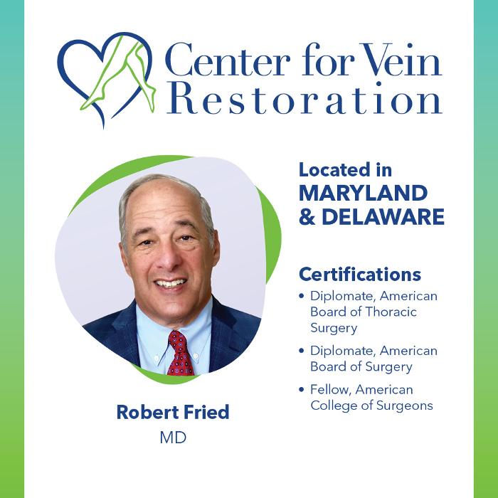 Center for Vein Restoration | Dr. Robert Fried - Rehoboth Beach, DE