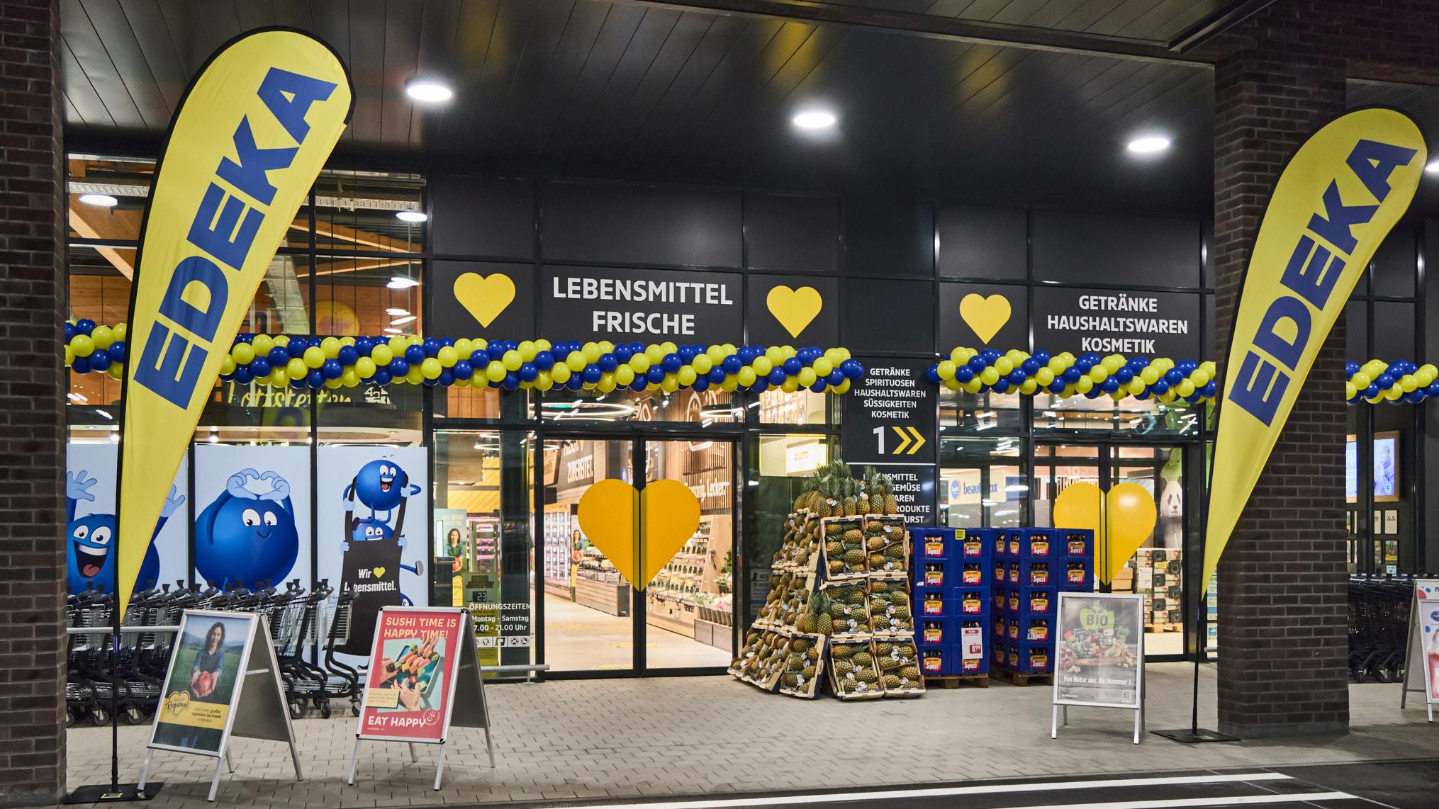 EDEKA Lottstetten, Gewerbestraße in Lottstetten