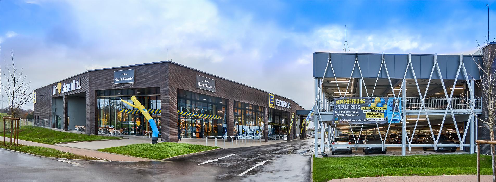 EDEKA Lottstetten, Gewerbestraße in Lottstetten