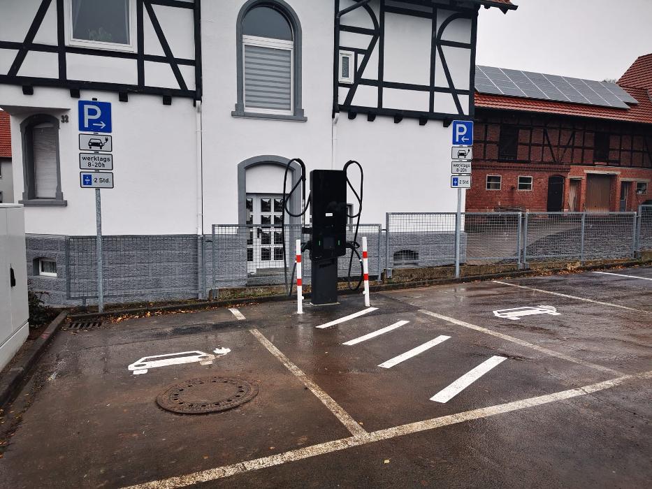 TEAG Mobil-Ladestation, Hauptstraße in Heringen (Werra)