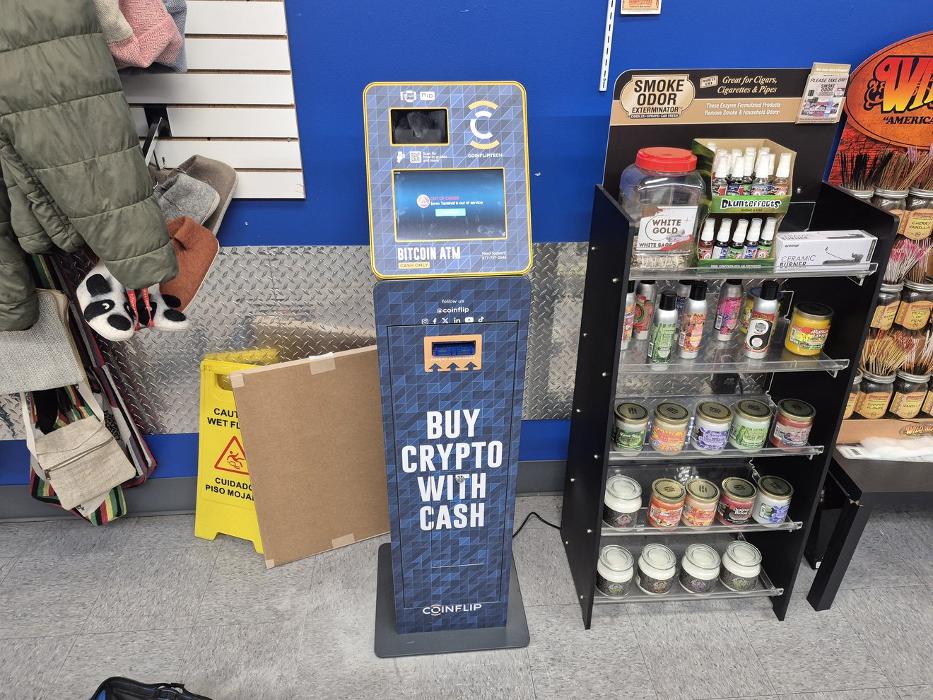 CoinFlip Bitcoin ATM - CRAZY VAPOR CBD KRATOM THC VAPE STORE (Richmond) Logo