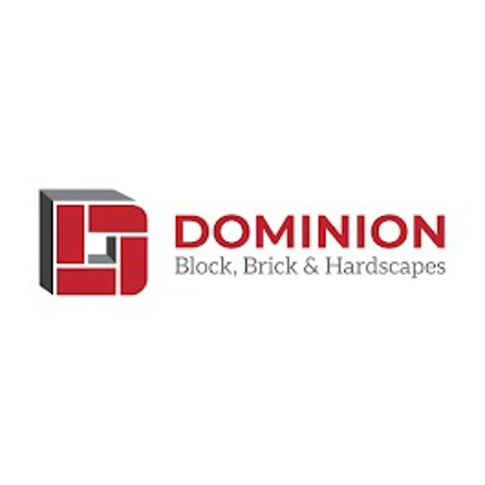 Dominion Block, Brick &amp; Hardscapes Logo
