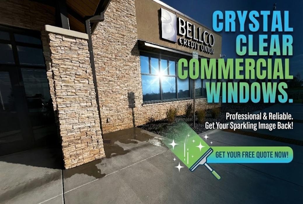 Here's one of our projects where we did the power washing and window cleaning. Give your business the curb appeal it deserves.