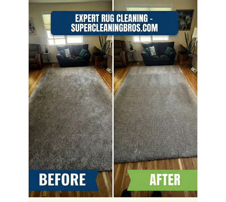 Deep rug cleaning for one of our new customers