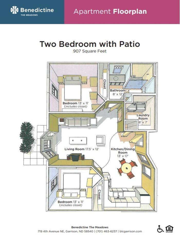 Benedictine Living Community-Garrison Logo