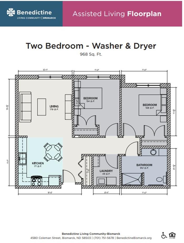 Benedictine Living Community-Bismarck Logo