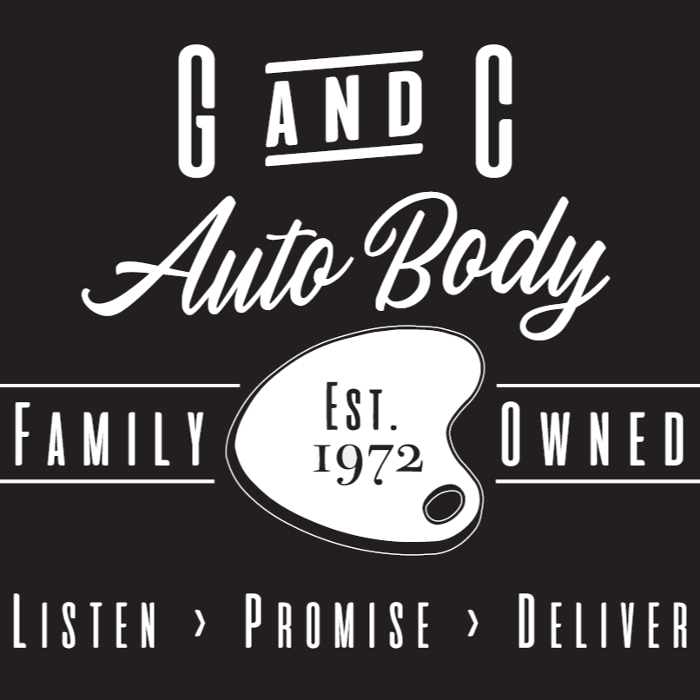 G &amp; C Auto Body Logo