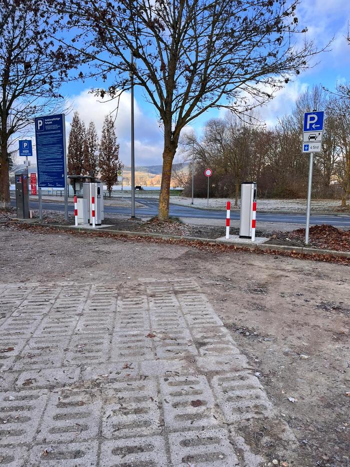 TEAG Mobil-Ladestation, Am Stausee in Hohenfelden