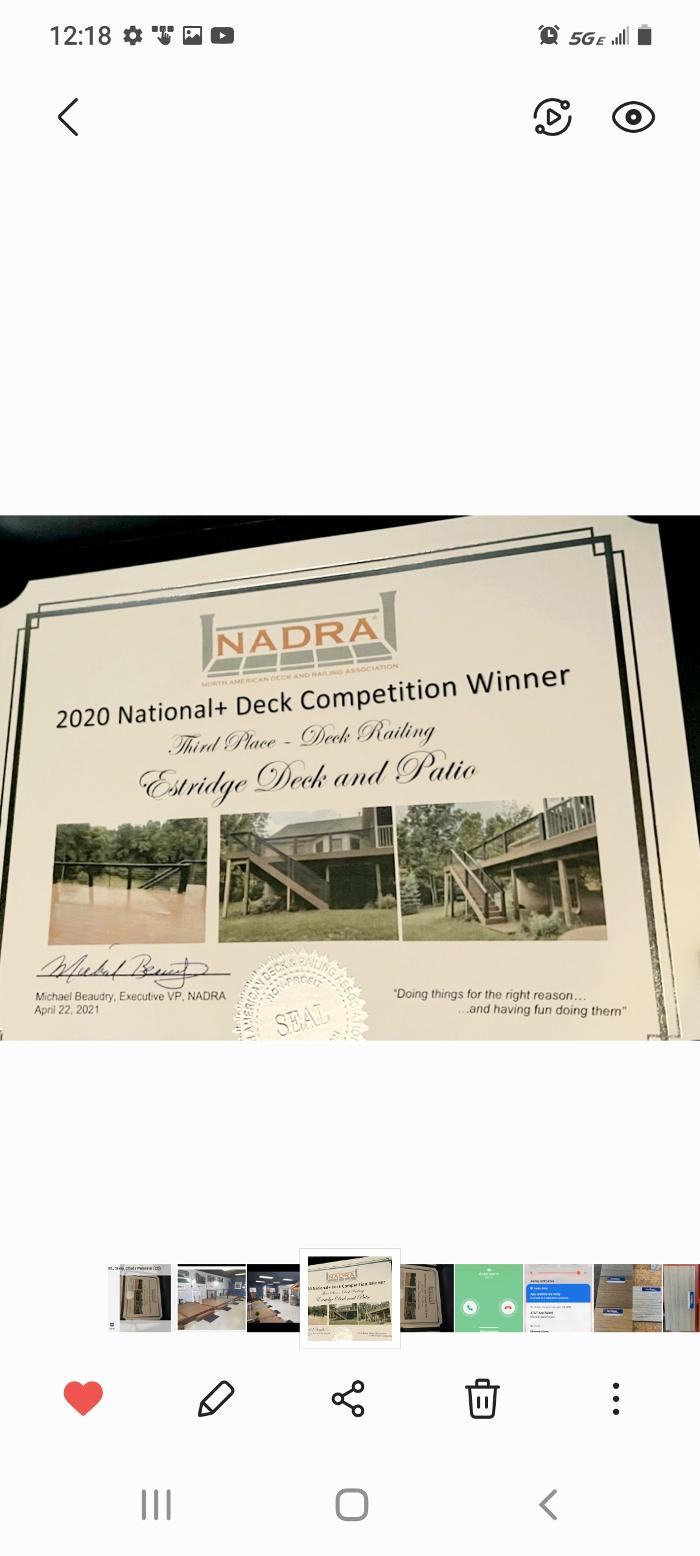 Estridge Deck and Patio LLC Image