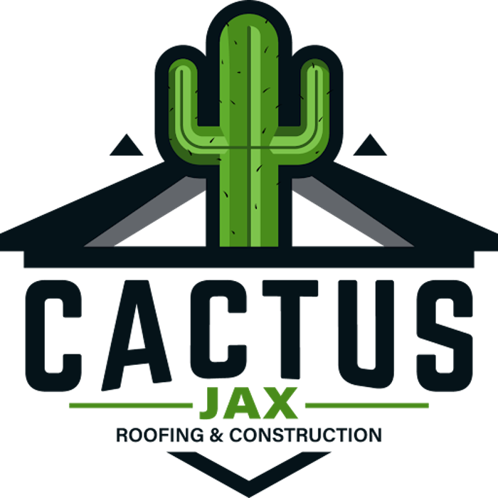 Cactus Jax Roofing &amp; Construction Logo
