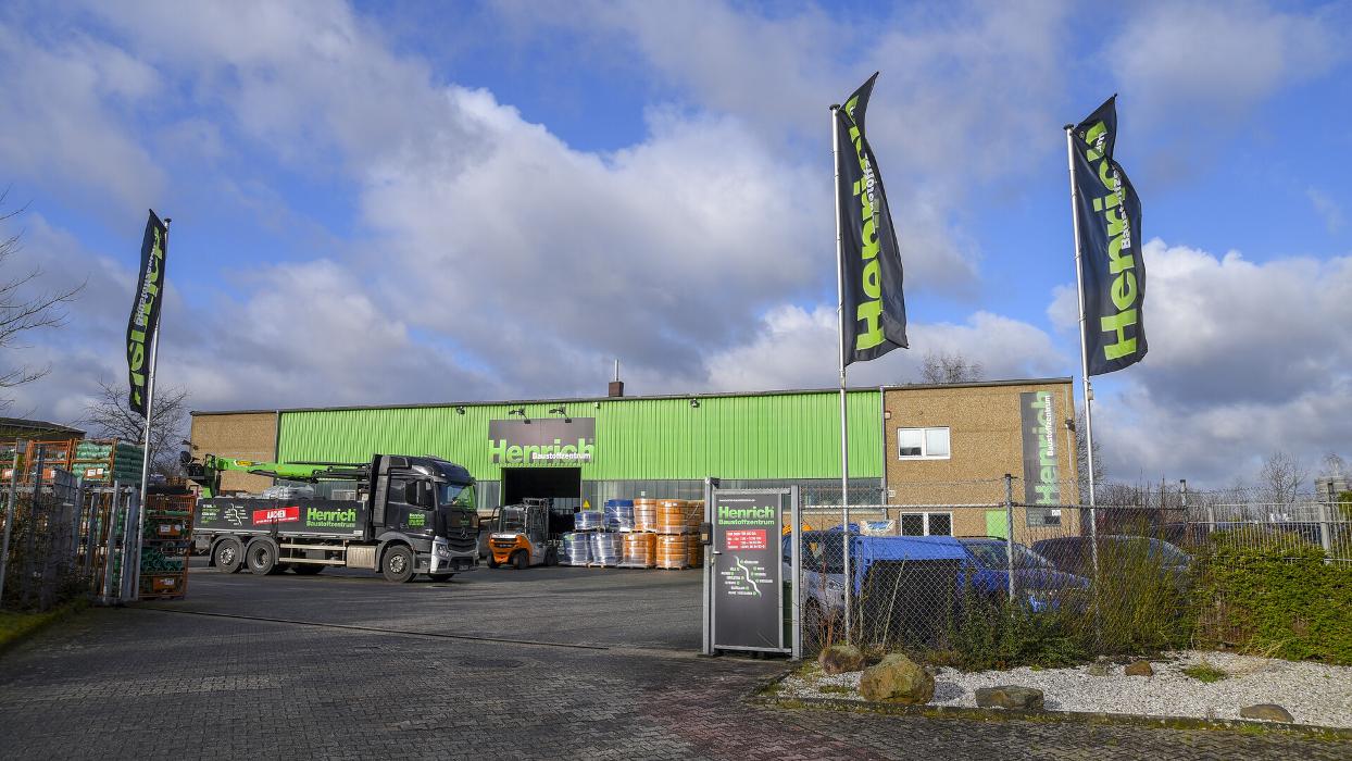 Henrich Baustoffzentrum GmbH & Co. KG, Auf der Hüls in Aachen