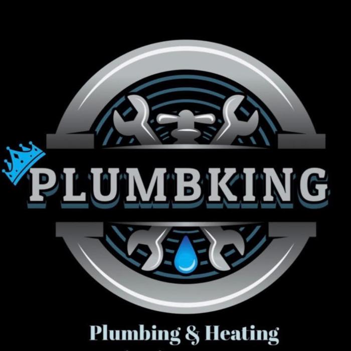 PlumbKing Plumbing &amp; Heating Logo