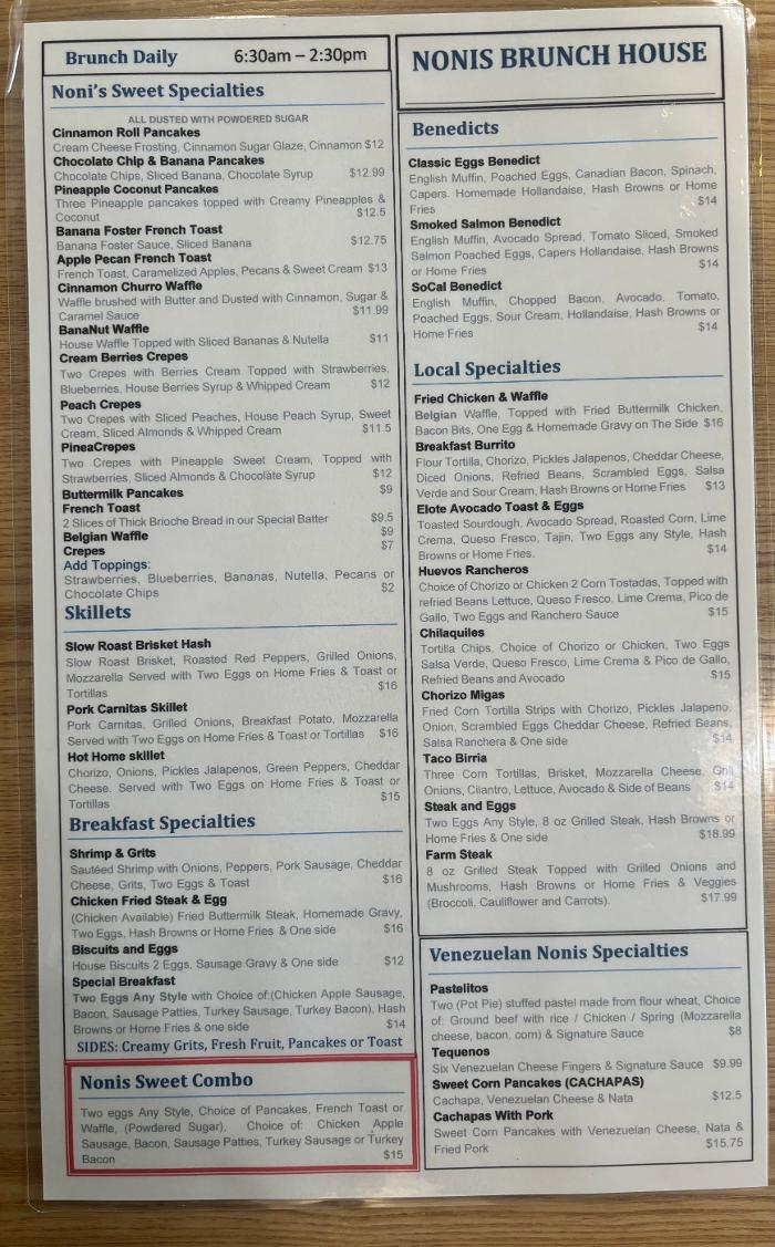 NONIS BRUNCH HOUSE Image