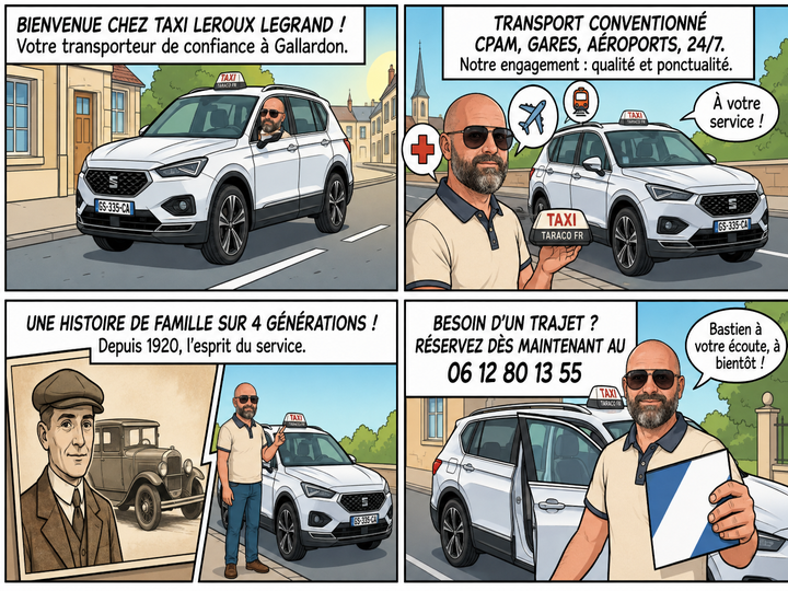 Taxi Le Roux Legrand taxi