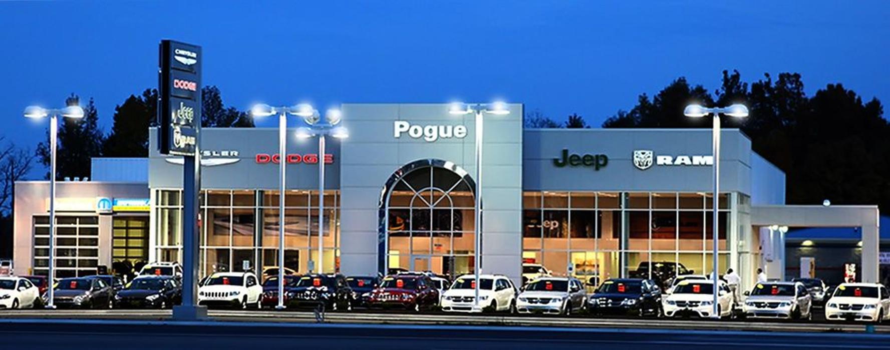 Pogue Chrysler Dodge Jeep RAM FIAT Logo