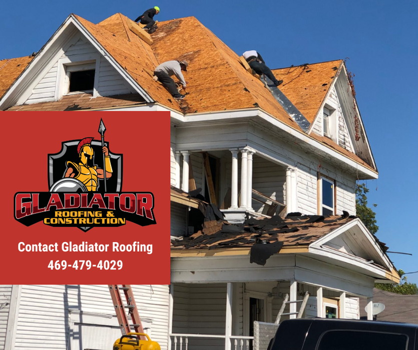 Gladiator Roofing Logo