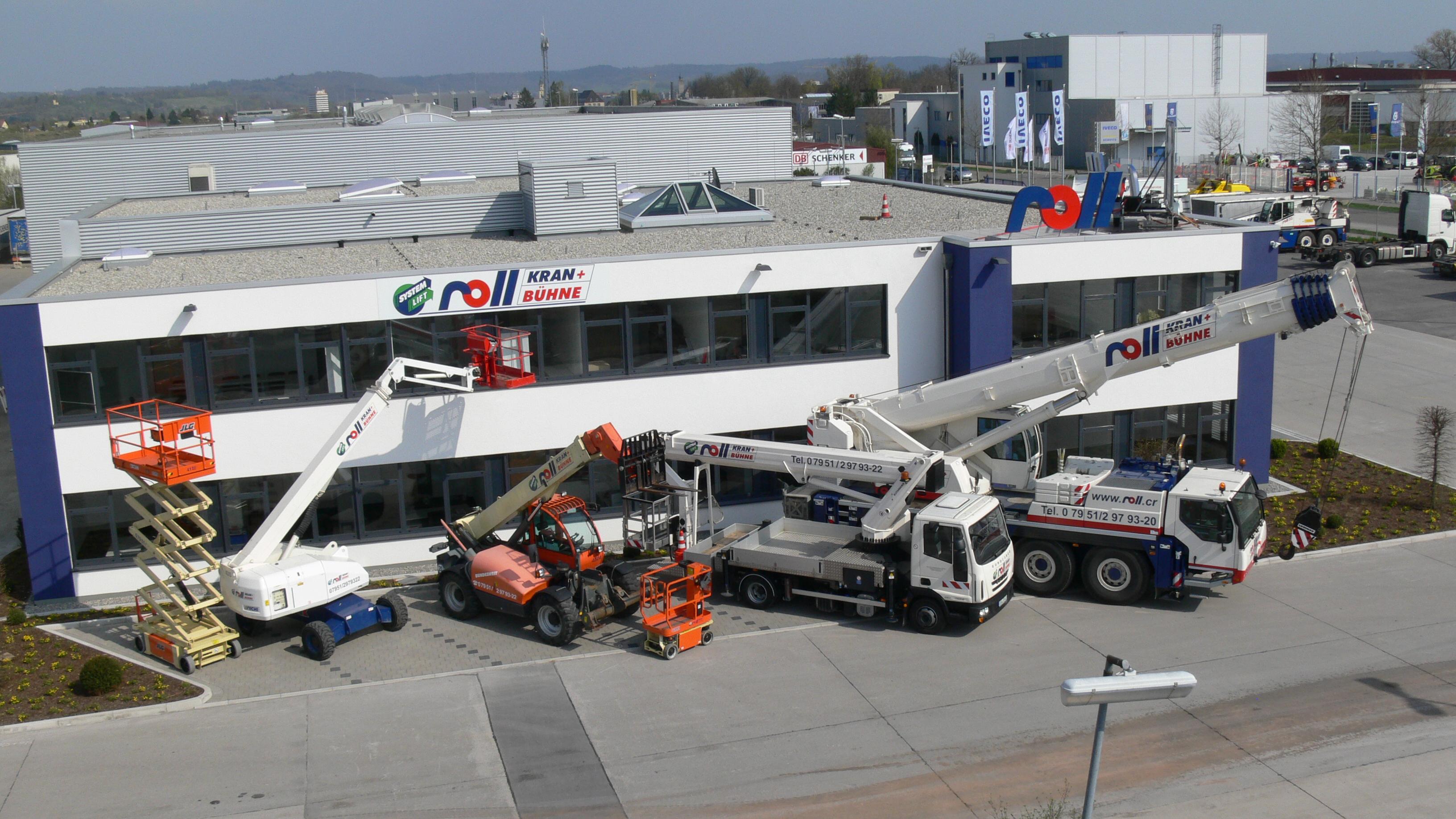 Roll Kran + Arbeitsbühnen GmbH, Ludwig-Erhard-Straße in Crailsheim