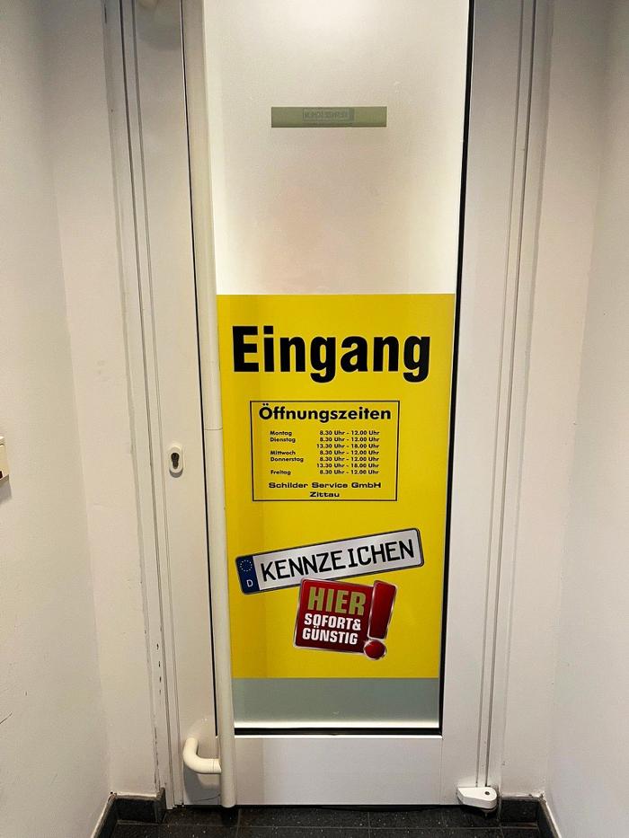 Autoschilder & Zulassungen Schilder Service GmbH, Neustadt in Zittau