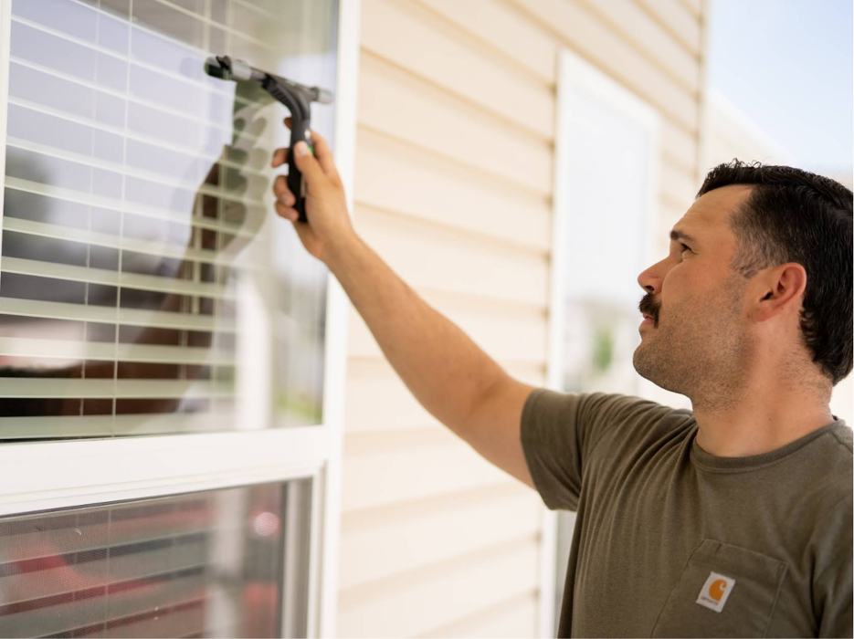 Dan Wood with Firehouse Window Washing serves the Southeast Idaho community washing windows and fighting fires!