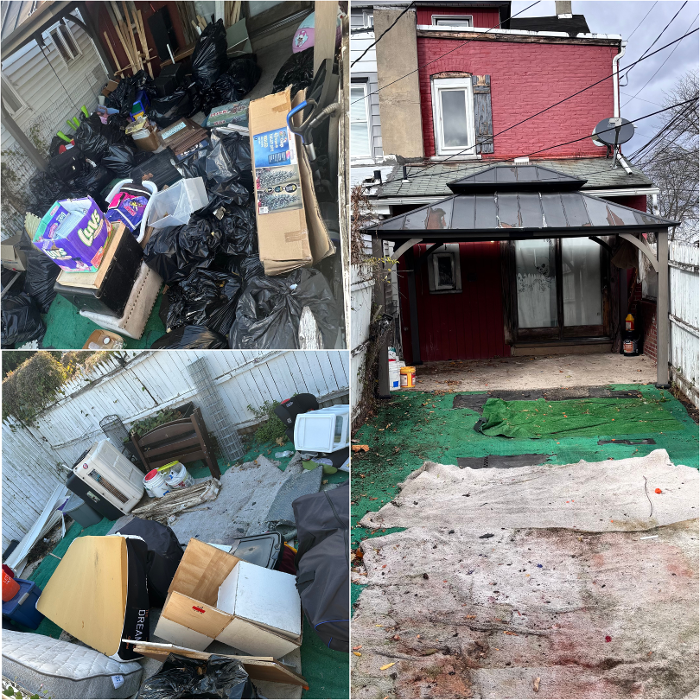backyard cleanout in allentown