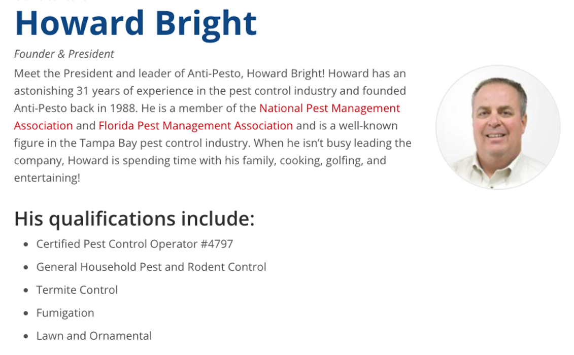 Anti-Pesto Bug Killers Inc Logo