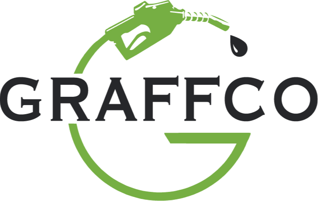 Graffco Inc. logo, a family-owned supplier of petroleum equipment, fuel pumps, and parts.