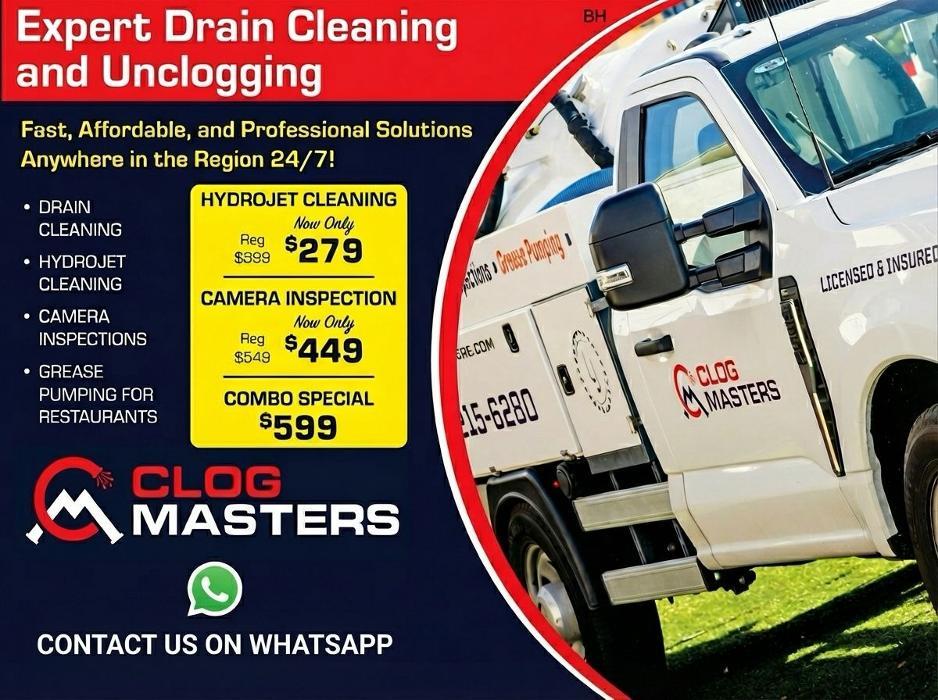 ClogMasters, LLC Logo