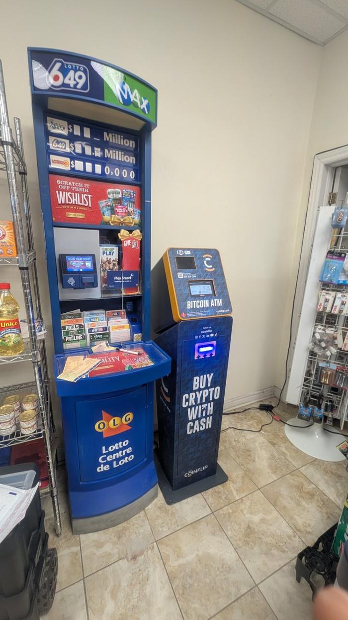 CoinFlip Bitcoin ATM - U & I Convenience & Lotto (Mississauga)