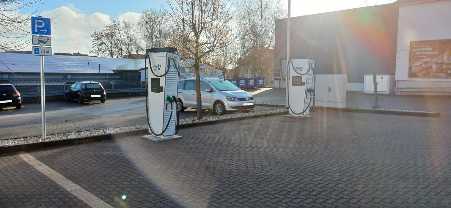 TEAG Mobil-Ladestation, Steinstraße in Dingelstädt