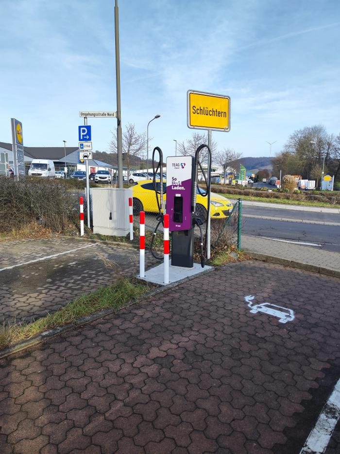 TEAG Mobil-Ladestation, Gartenstraße in Schlüchtern