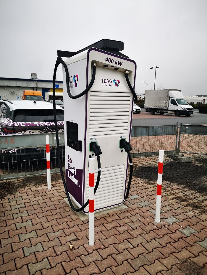 TEAG Mobil-Ladestation, Industriestraße in Wölfersheim