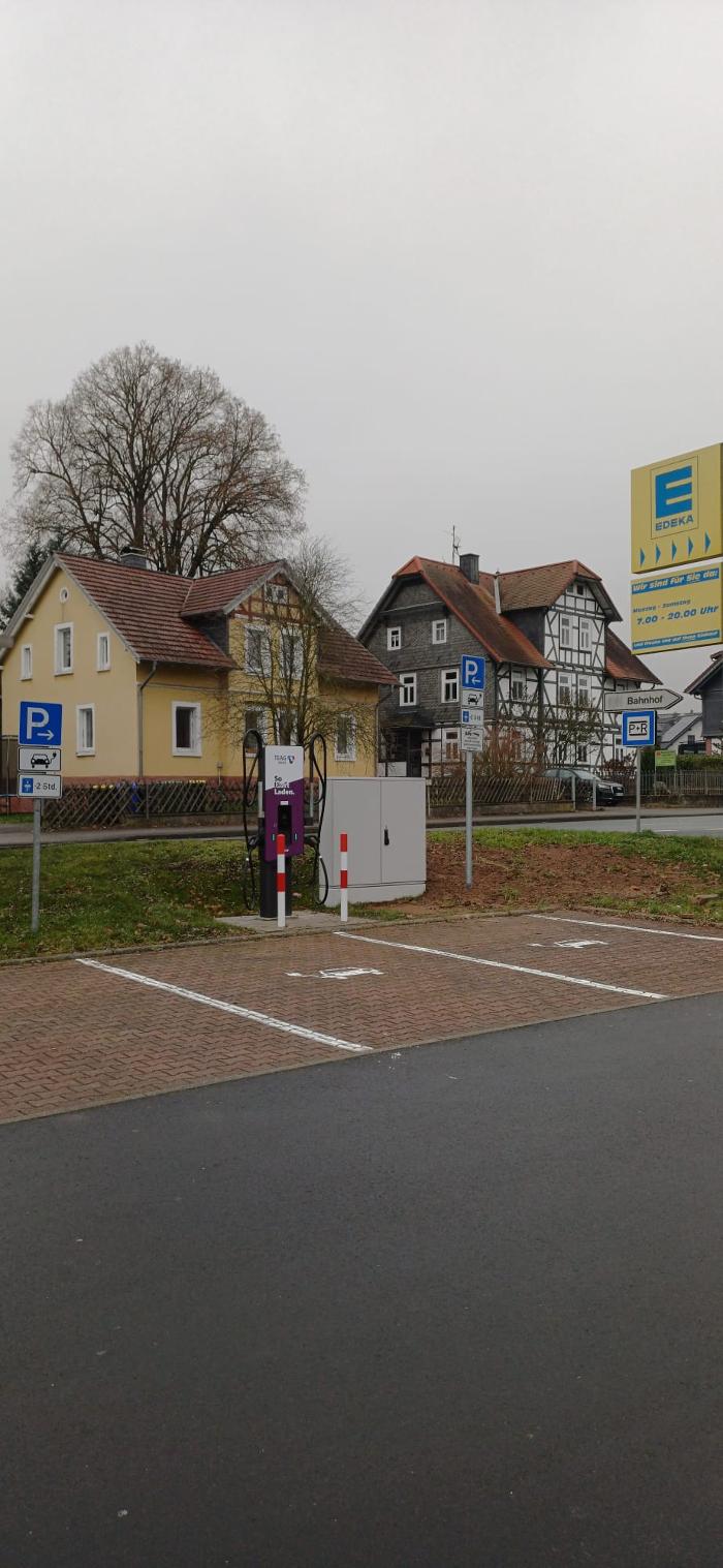 TEAG Mobil-Ladestation, Marburger Straße in Burgwald