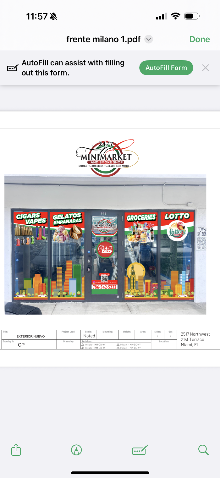 24/7 Mini market and smoke Image