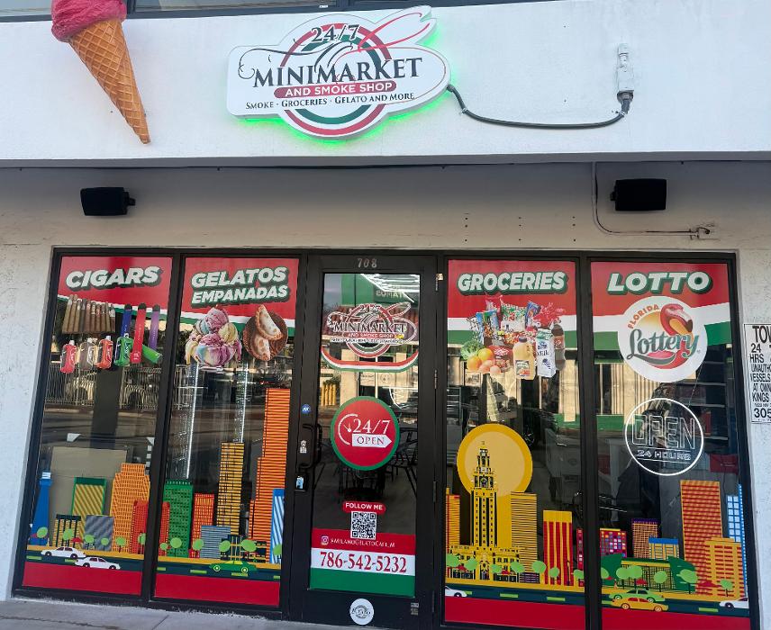 24/7 Mini market and smoke Image