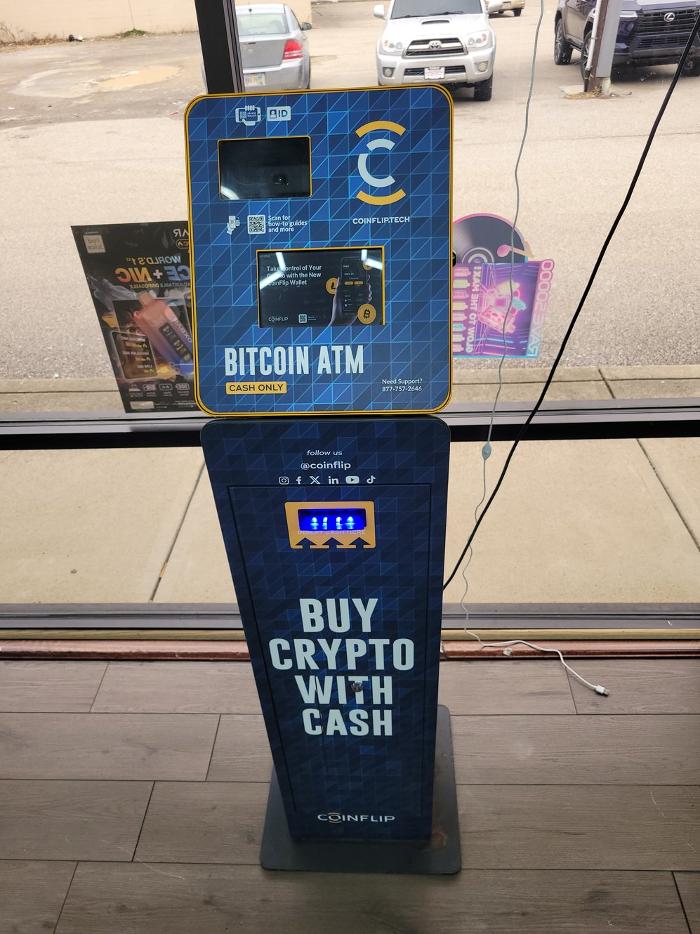 CoinFlip Bitcoin ATM - Mr tobacco smoke shop (Cincinnati)